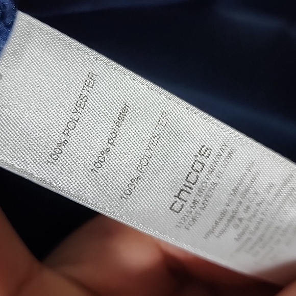 CHICOS long sleeve top size 1P - Picture 6 of 8